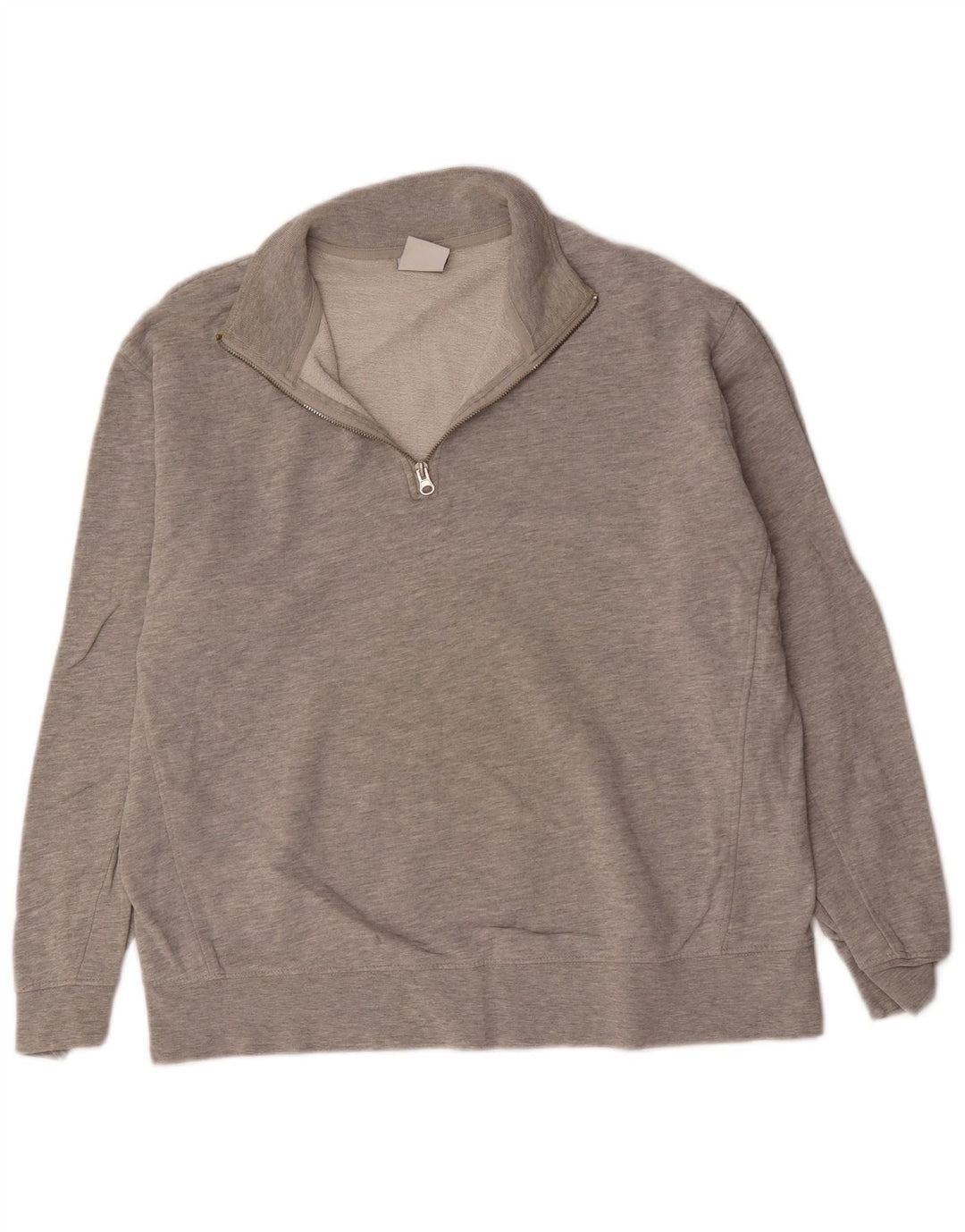Męska bluza Zara z zamkiem błyskawicznym, duża, szara