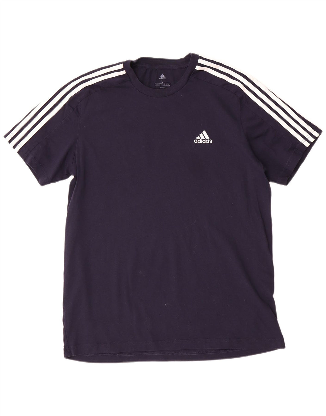 Adidas Męski T-Shirt Top Duży Granatowy Bawełniany