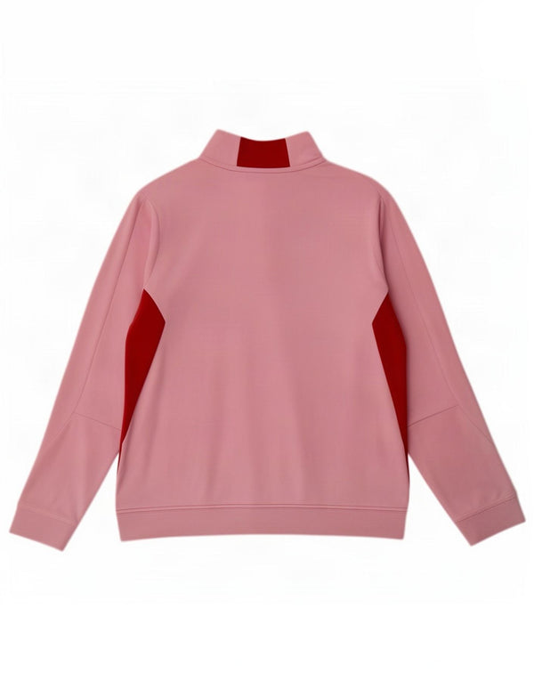 Crew Clothing Damska bluza dresowa Top UK 16 Duży różowy Kolorblok
