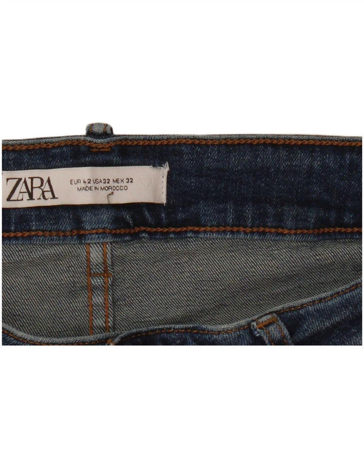 Męskie jeansy obcisłe Zara EU 42 Large W32 L30 Niebieskie