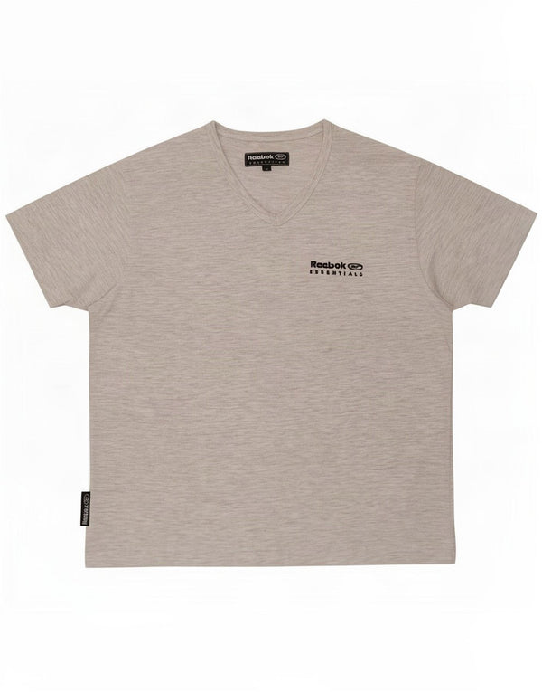 T-shirt damski Reebok Top UK 12 Średni szary poliester