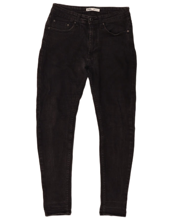 Męskie jeansy obcisłe Zara EU 40 Medium W31 L29 Czarne