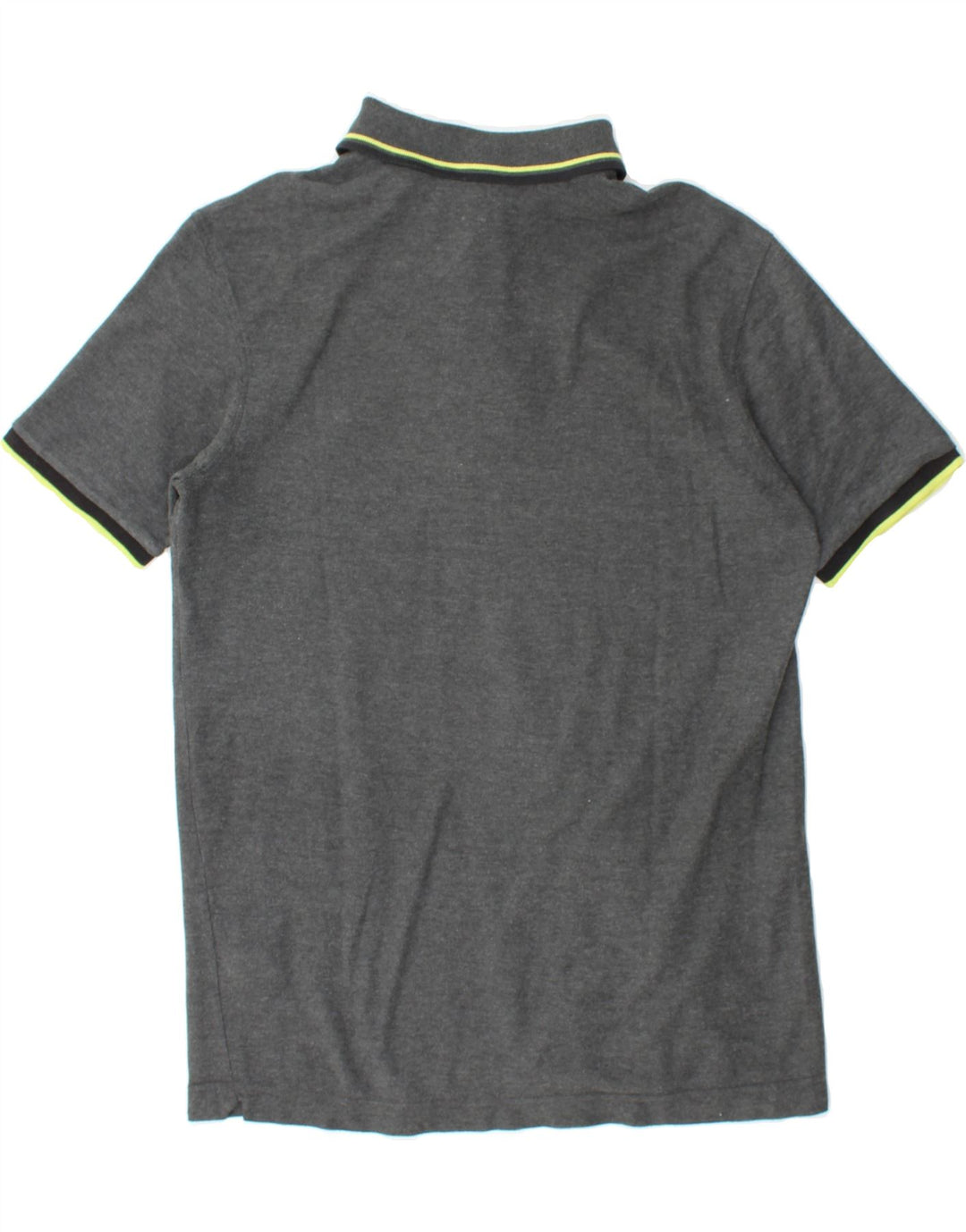 FILA Mens Polo Shirt Medium Grey Cotton Vintage Fila and Second-Hand Fila from Messina Hembry 