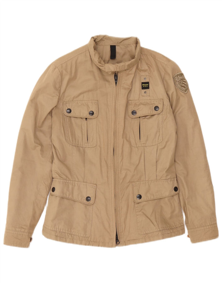 Kurtka damska Blauer UK 10 Small, beżowa, bawełniana