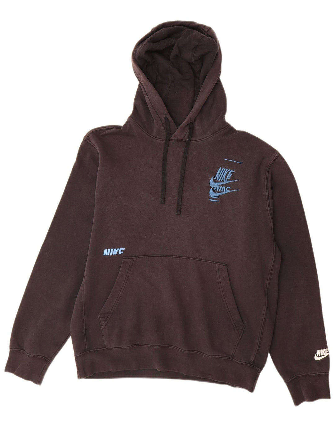 Męska bluza z kapturem Nike, średnia czarna, bawełniana