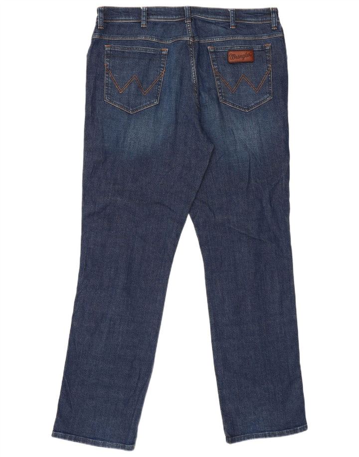 Męskie jeansy Wrangler Texas Straight W40 L34 Niebieskie, bawełniane