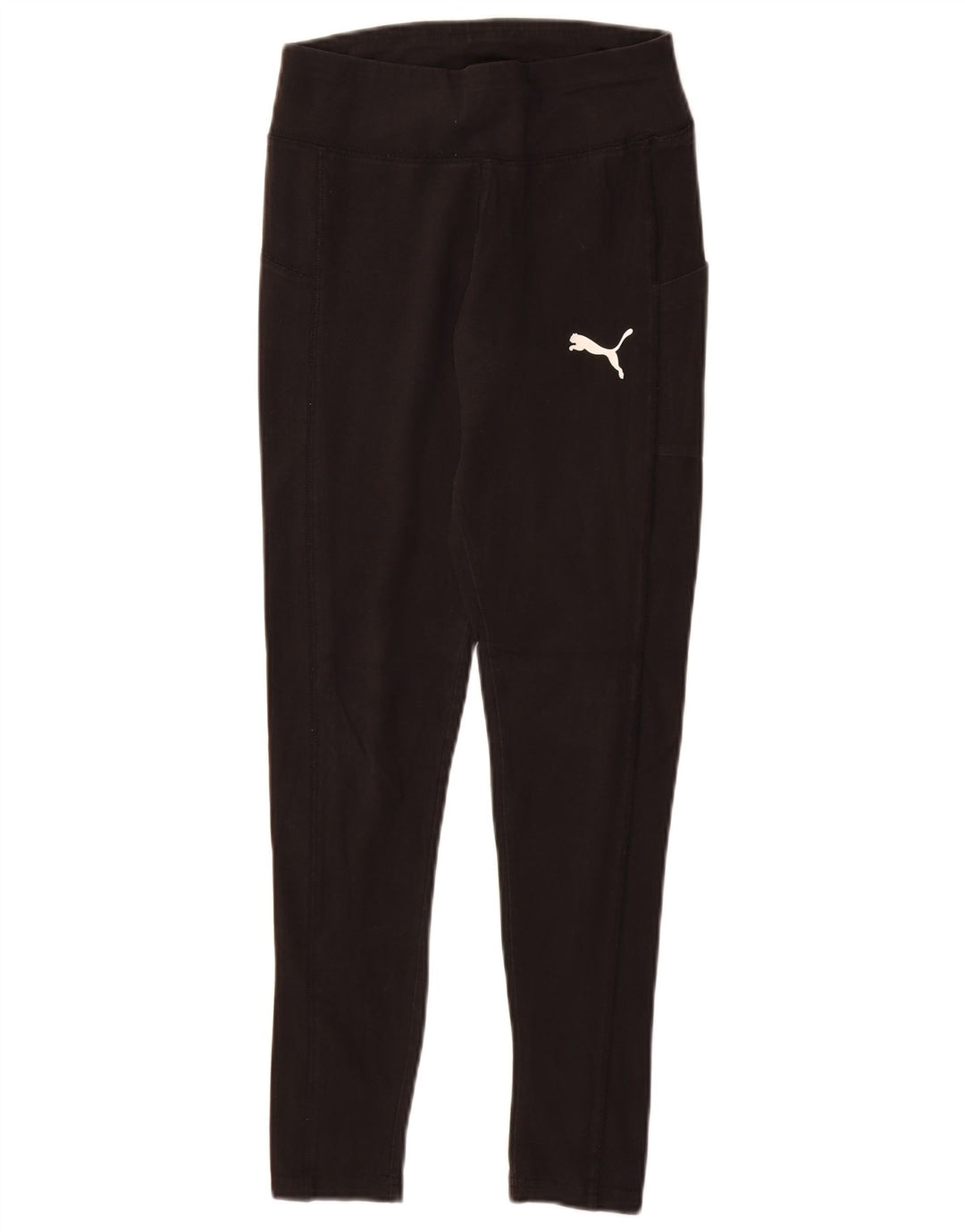 Damskie legginsy PUMA UK 8 Small, czarne, bawełniane