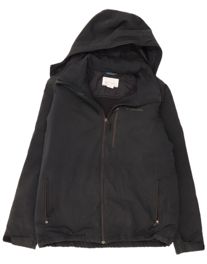 Męska kurtka wiatrówka z kapturem COLUMBIA UK 42 XL Szary poliester