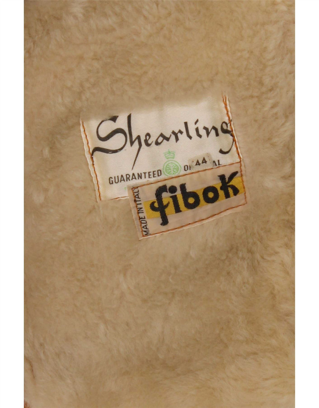 Damska kurtka shearling Fibok IT 44 średni brąz