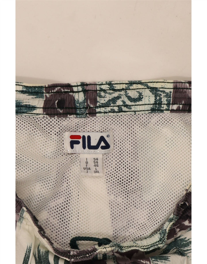Spodenki kąpielowe męskie FILA duże szare Ikat