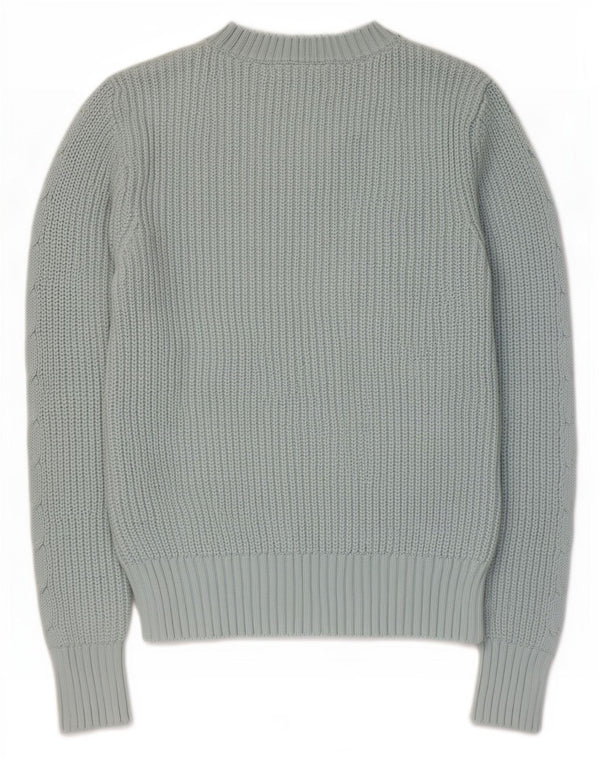 Marks & Spencer Damski sweter z okrągłym dekoltem, UK 6 XS, niebieski, bawełniany