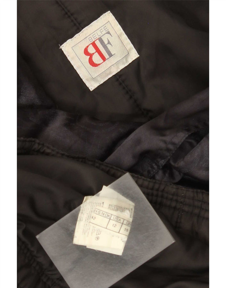 Damska, oversize'owa kurtka wyściełana Belfe UK 18 XL, granatowa, nylonowa