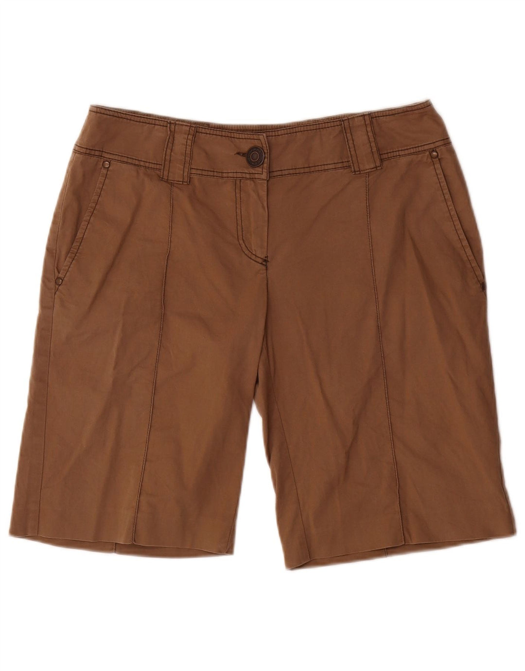 Max&Co. Damskie bermudy W30 średni brąz