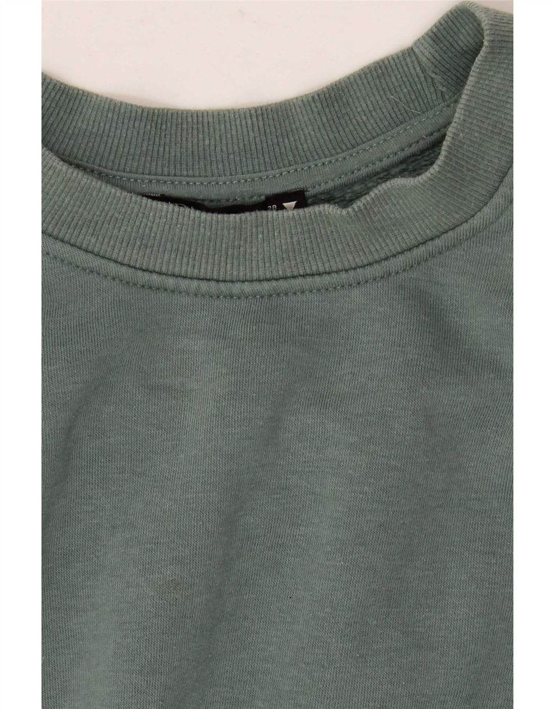 Damska bluza oversize Zara Crop UK 14, średnia, zielona bawełna