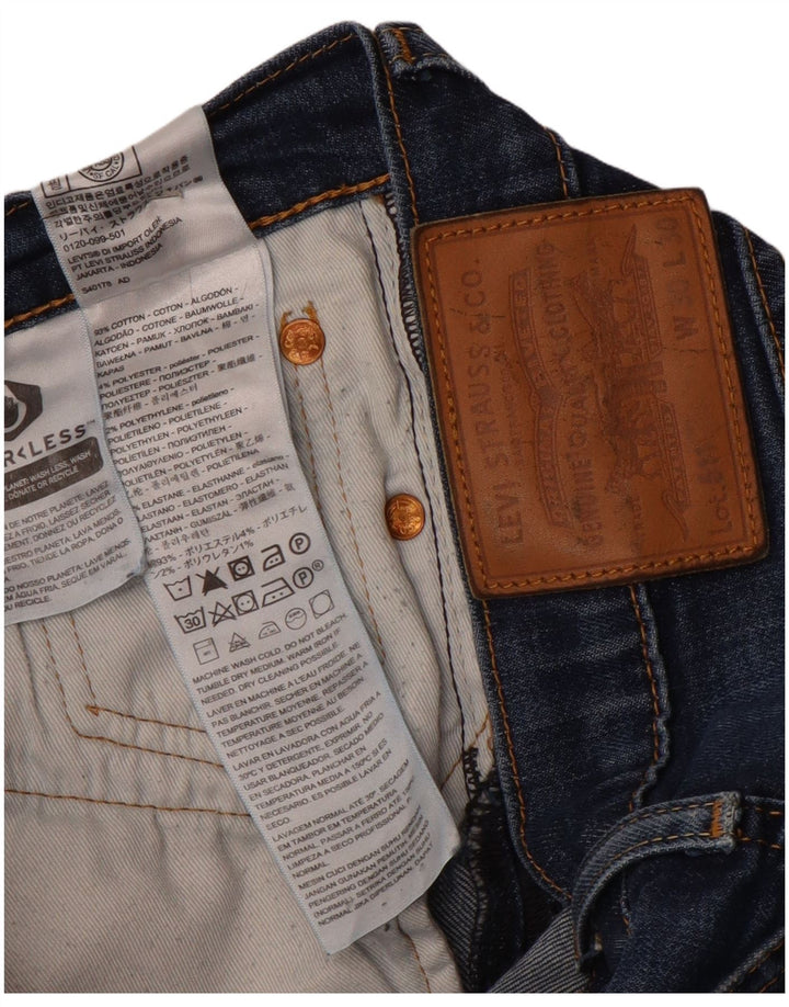 Męskie jeansy Levi's 511 Slim W30 L30 Niebieska bawełna