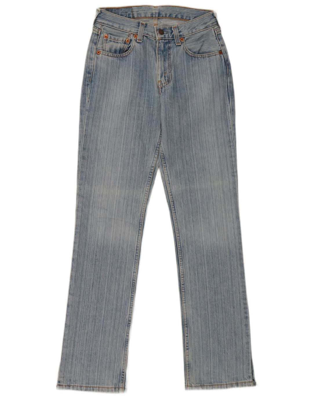 Damskie jeansy Levi's 595 Straight W27 L32 Niebieskie bawełniane