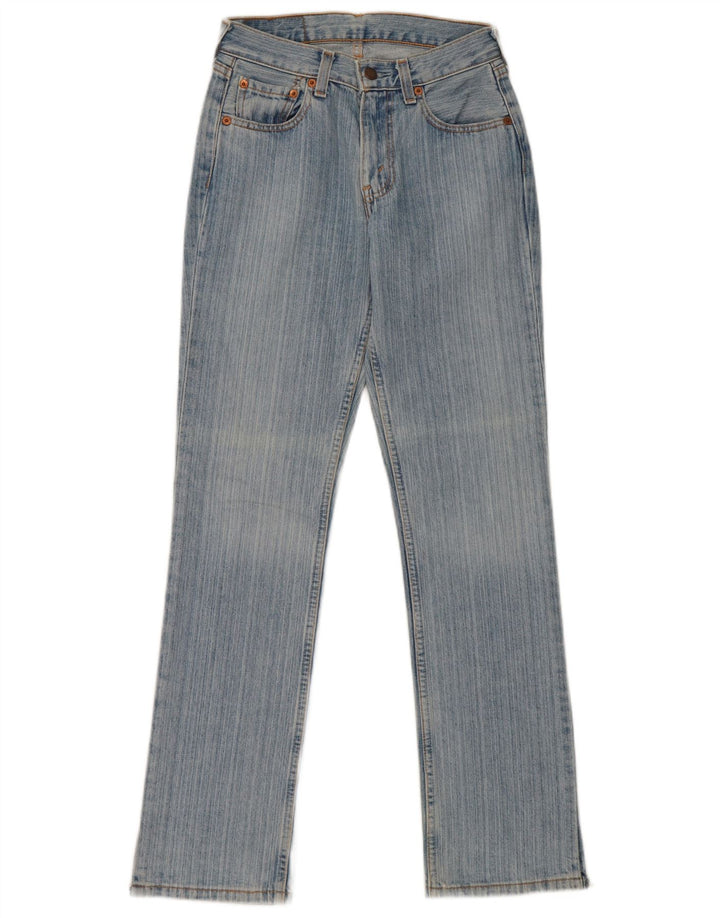 Damskie jeansy Levi's 595 Straight W27 L32 Niebieskie bawełniane