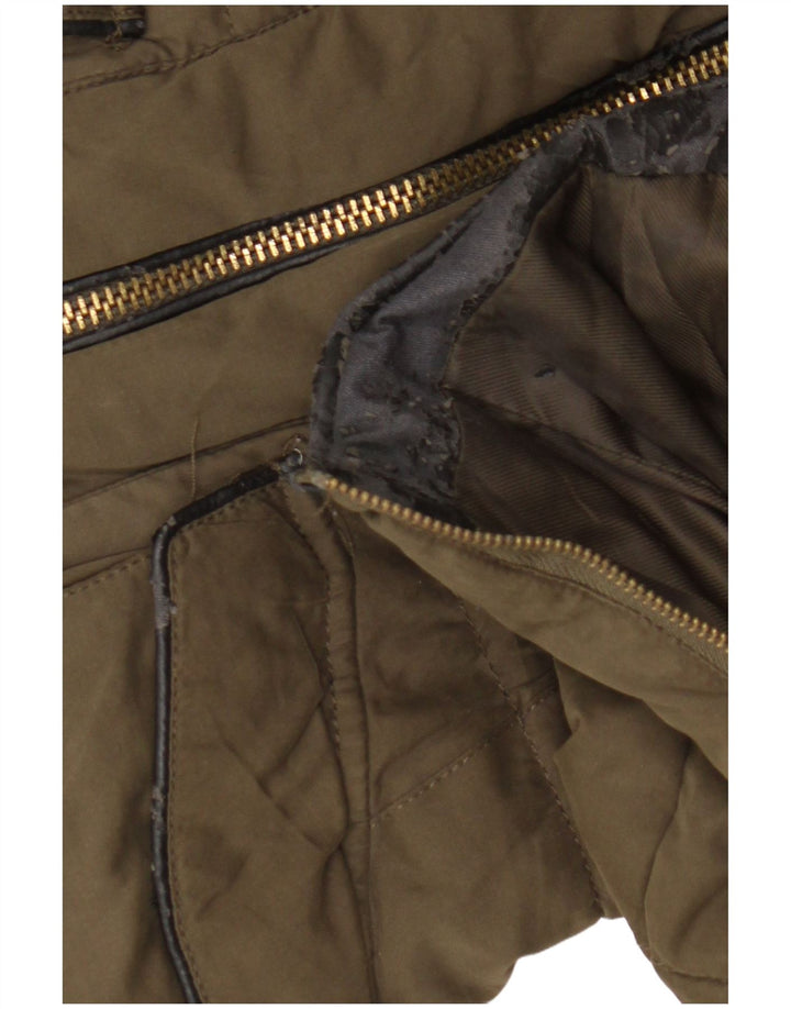 Damska ocieplana kurtka Zara UK 6 XS Khaki