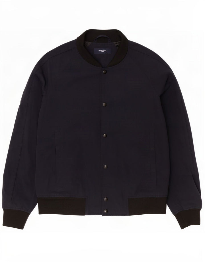 Paul Smith Męska kurtka bomber UK 38 Średni granatowy poliester