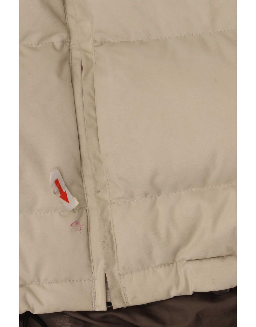 Damska ocieplana kurtka z kapturem Jack Wolfskin UK 10 Small Beżowy poliamid