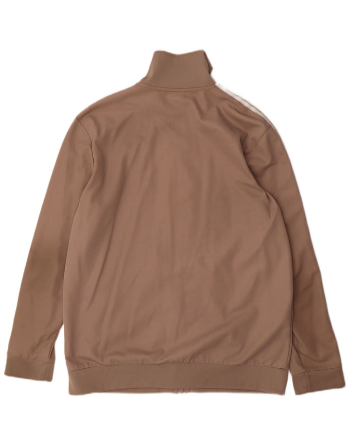 Adidas Męska bluza dresowa, duża, beżowa, bawełniana, sportowa