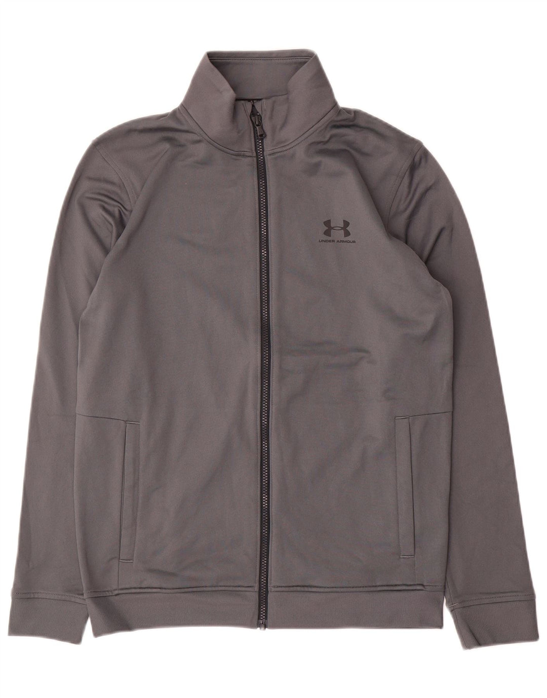 Męska kurtka dresowa Under Armour, mała, szara, z poliestru