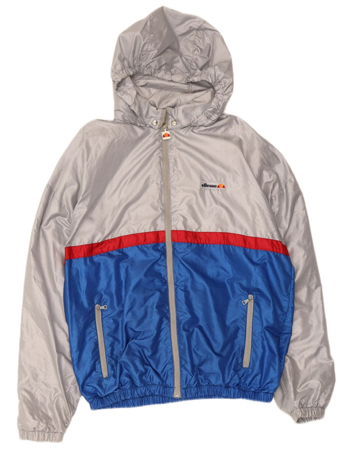 Męska kurtka dresowa z kapturem Ellesse IT 50 w kolorze średniego srebra