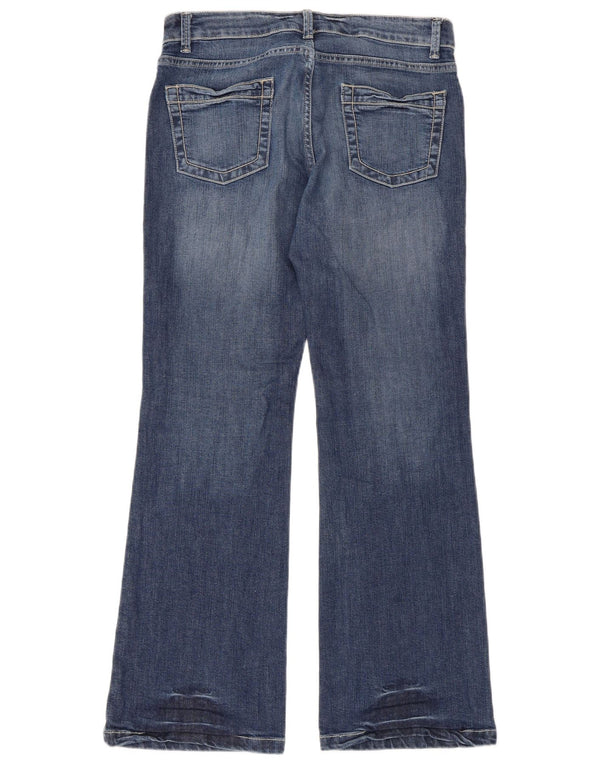 Marks & Spencer Damskie jeansy Bootcut UK 12 Medium W33 L30 Niebieska bawełna
