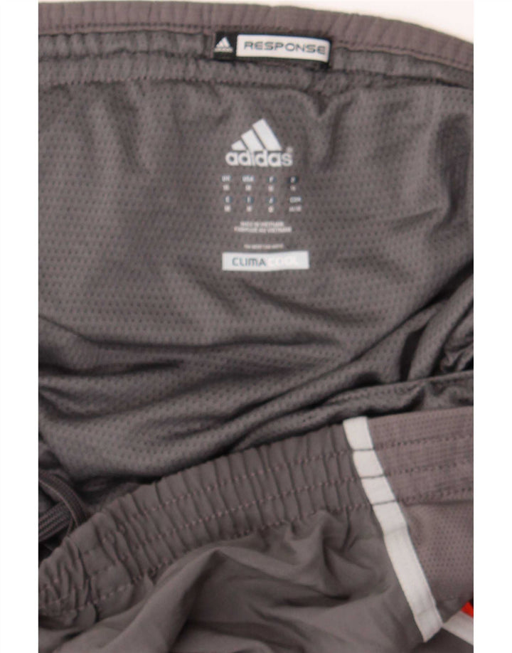 Męskie spodenki kąpielowe Adidas, średnioszary, poliester z blokami kolorów