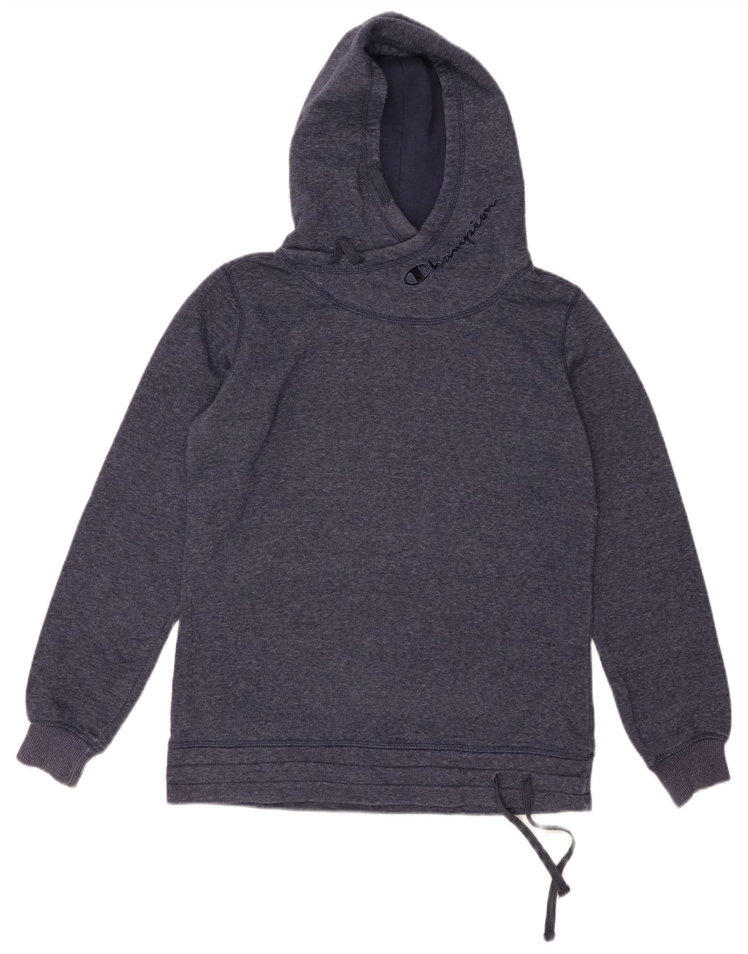 Damska bluza z kapturem CHAMPION Graphic UK 16, duża, granatowa