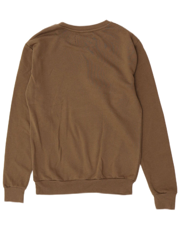 Męski sweter Zara, mały, brązowy, bawełniany