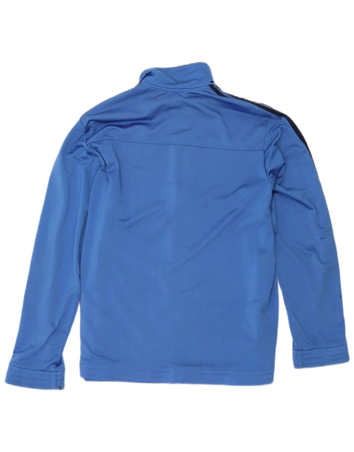 Adidas Męska graficzna bluza dresowa Top Jacket UK 44/46 Duży niebieski poliester