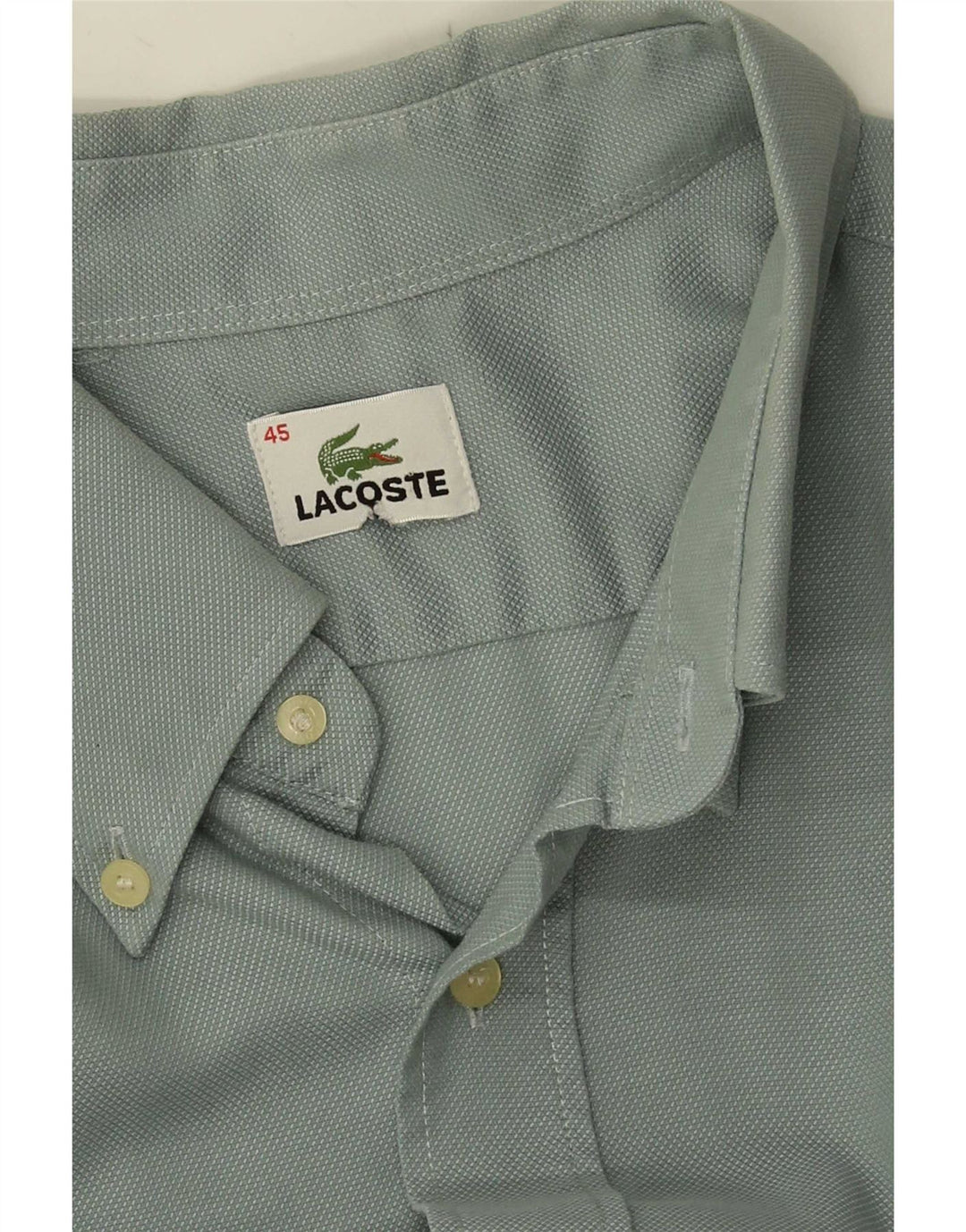 Koszula męska z krótkim rękawem Lacoste, rozmiar 45 XL, zielona