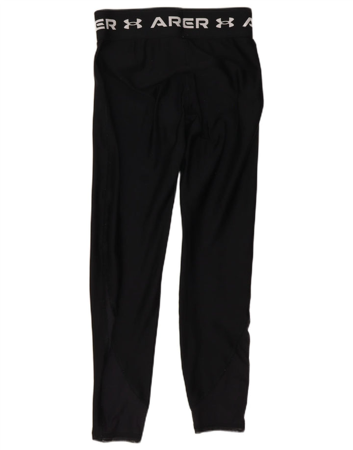 Damskie legginsy Under Armour Capri Graphic UK 4 XS, czarny poliester