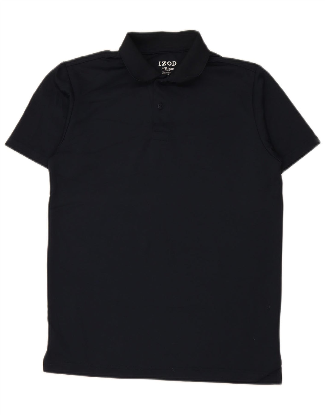 IZOD Chłopięca koszulka polo Regular 15-16 lat XL Granatowa, poliester