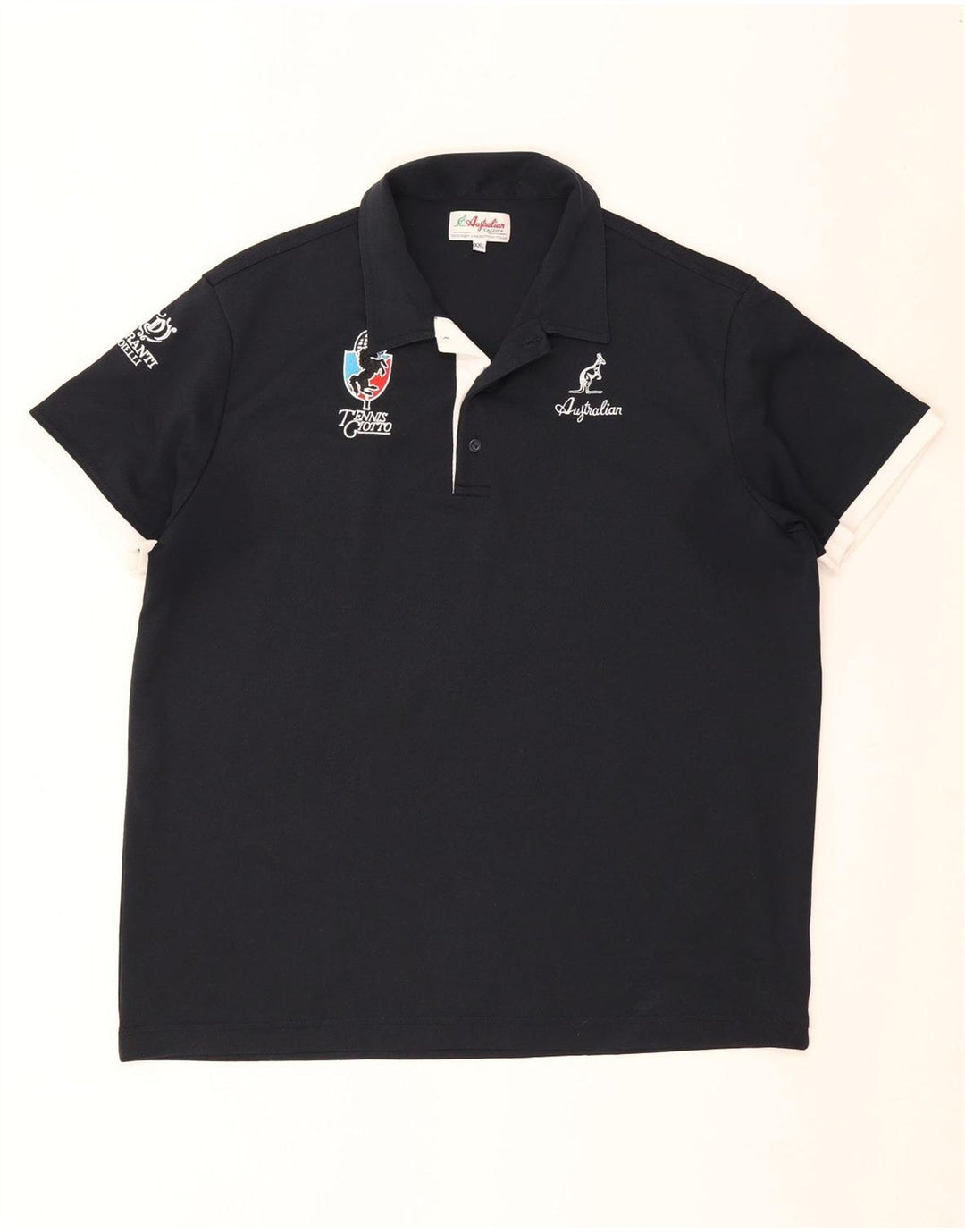 Męska koszulka polo AUSTRALIAN L'ALPINA 2XL Granatowy poliester