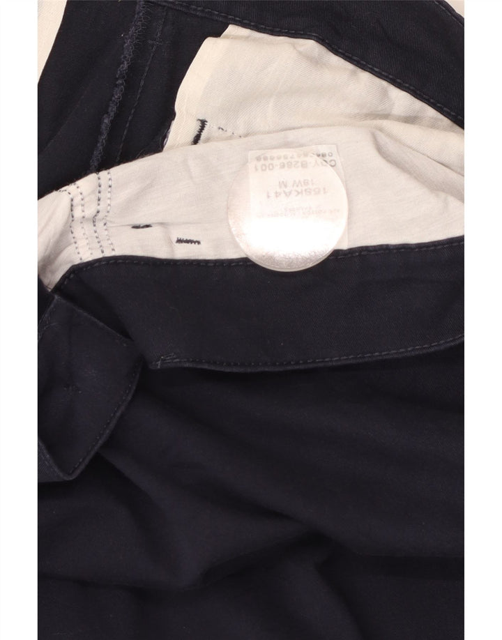 Damskie proste spodnie LEE US 18 2XL W40 L31 Granatowa bawełna