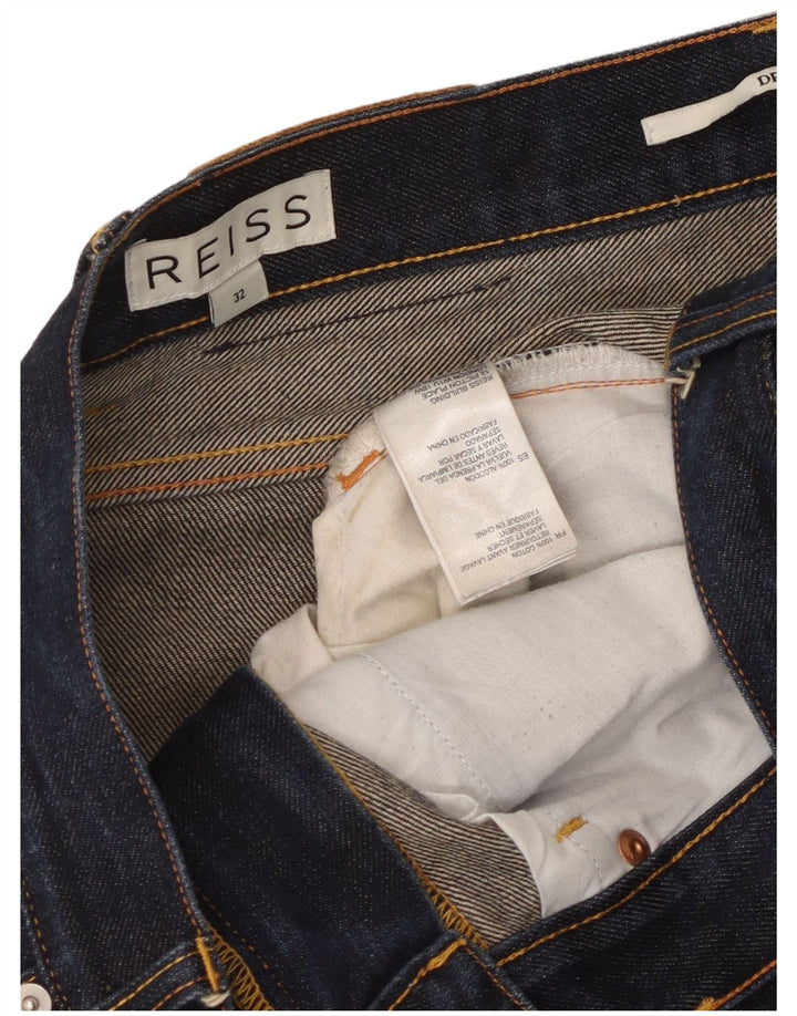 Jeansy damskie Reiss W32 L30 Granatowe bawełniane