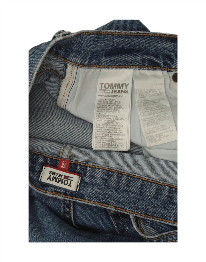 Damskie jeansy Bootcut Tommy Hilfiger Mid Rise W29 L25 Niebieska bawełna