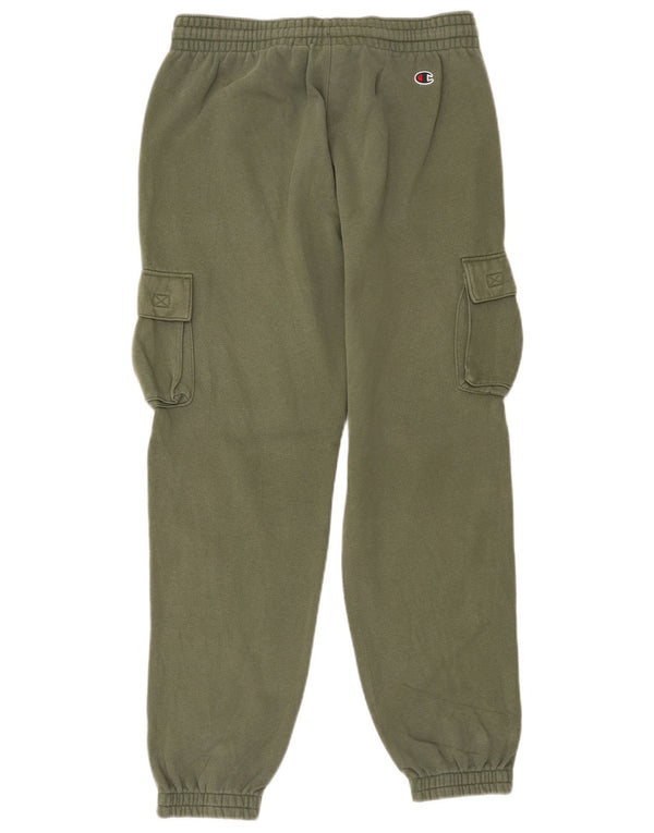 Męskie spodnie dresowe Champion Cargo Joggers, duże, bawełniane w kolorze khaki