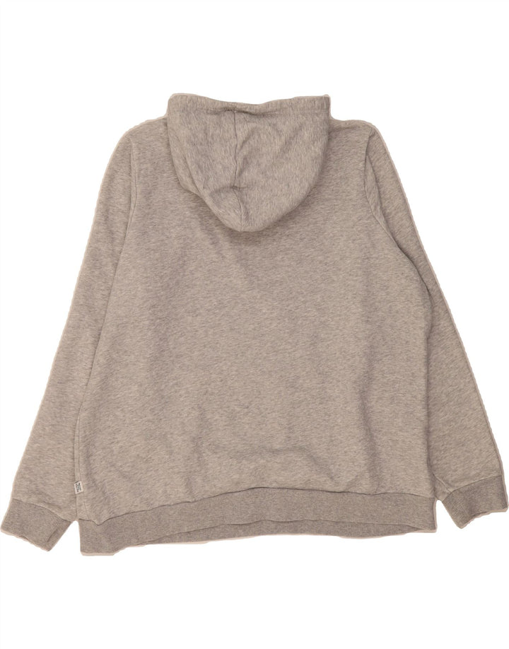 PUMA Womens Graphic Hoodie Jumper UK 18 XL Grey Polyester Vintage Puma and Second-Hand Puma from Messina Hembry 