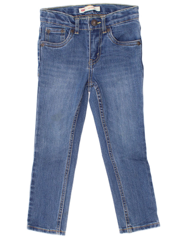 Levi's Boys 510 Obcisłe dżinsy 3-4 lata W22 L17 Niebieska bawełna