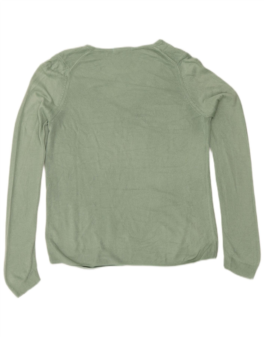 Marks & Spencer Damski sweter z dekoltem w kształcie litery V, UK 12, średni zielony