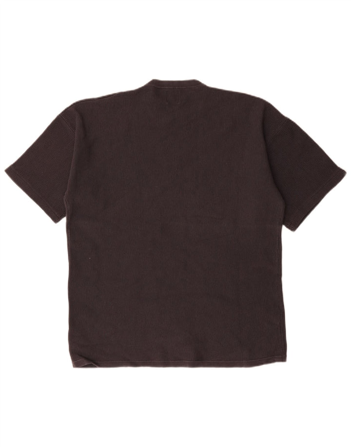 T-shirt męski Zara Top, średnioszary, bawełniany