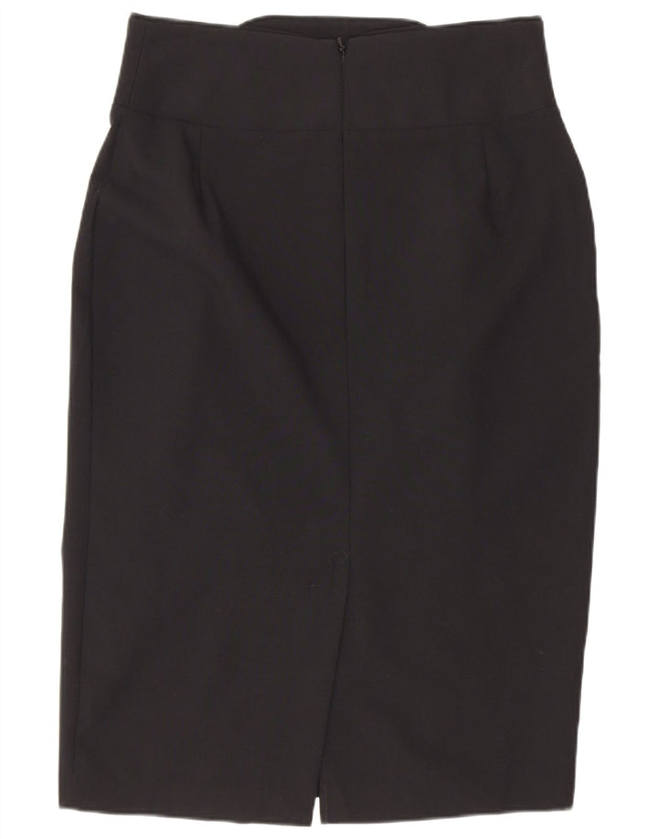 Marks & Spencer Damska spódnica ołówkowa UK 10 Small W26 Czarny poliester