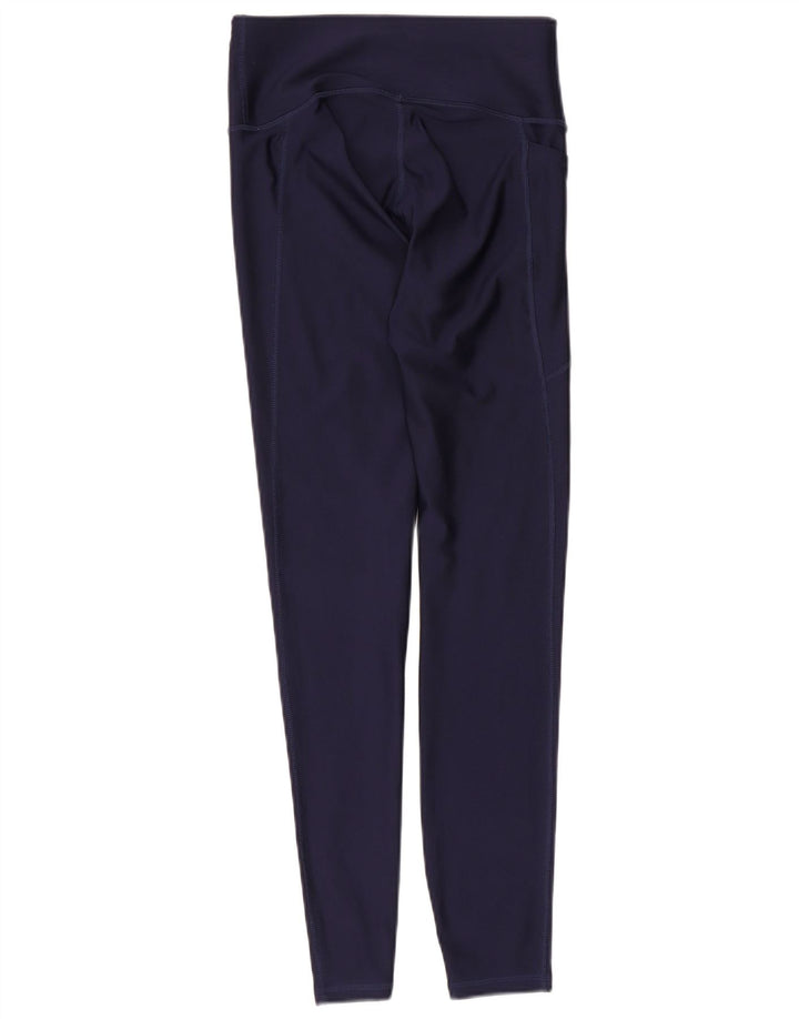 Legginsy damskie Under Armour UK 8, małe, granatowe, poliestrowe