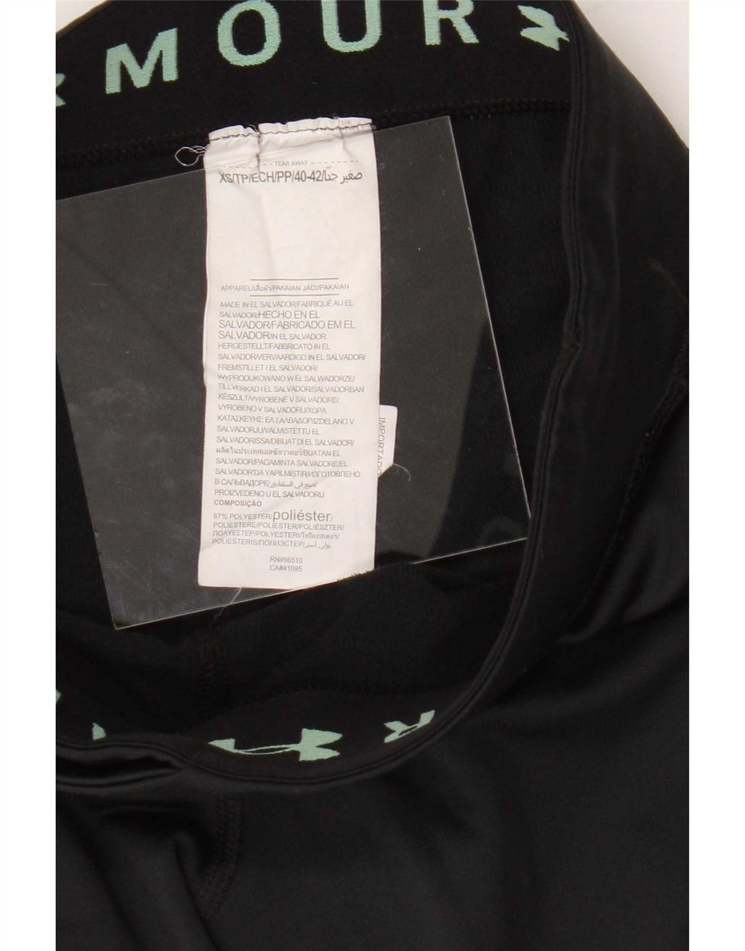 Damskie legginsy Under Armour Graphic UK 4 XS, czarne, poliestrowe