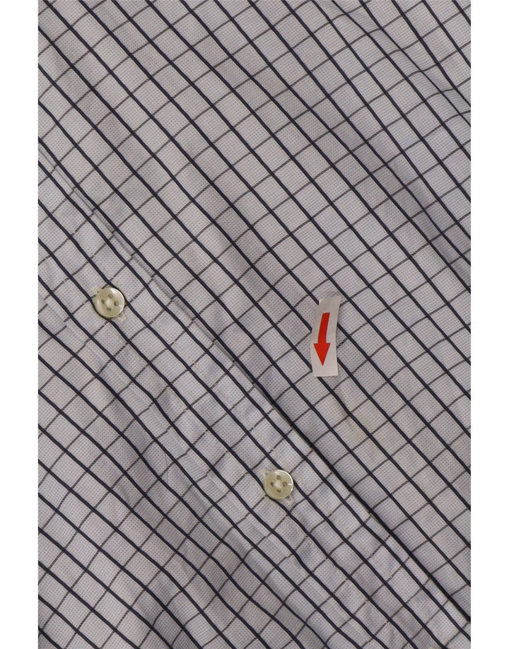 Koszula męska Massimo Dutti w średnią niebieską kratkę