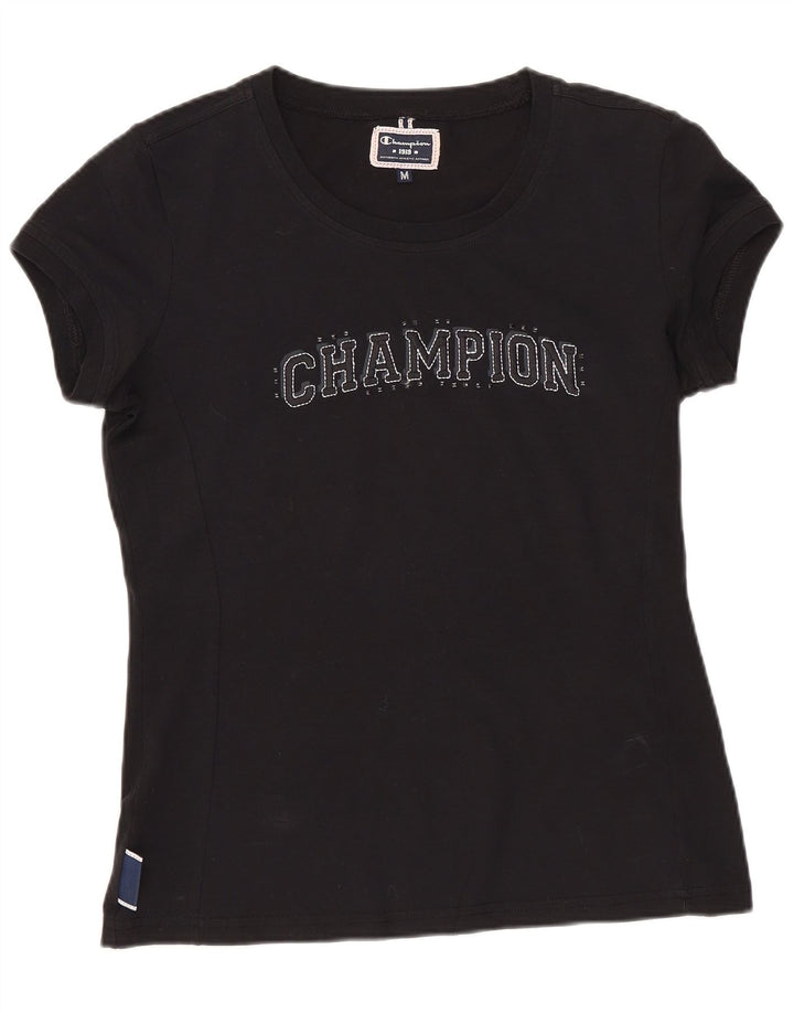 Damska koszulka graficzna Champion Top UK 12 Medium Black