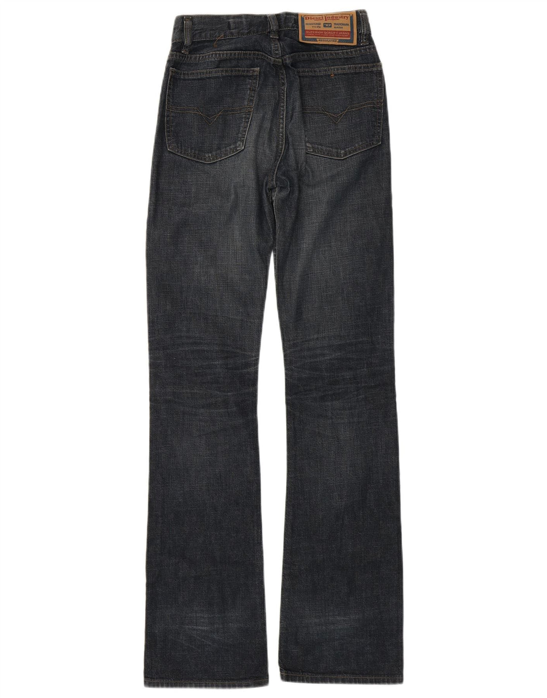 DIESEL Damskie jeansy Bootcut W26 L33 Granatowe, bawełniane